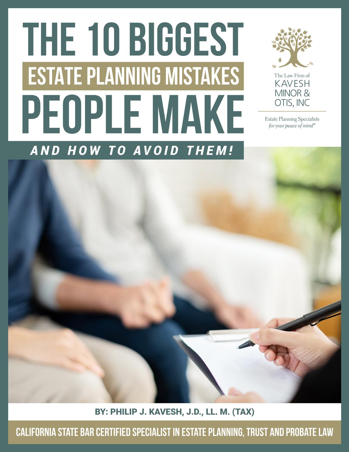 Estate Planning Mistakes