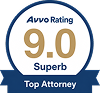 Avvo Rating 9.0 Superb, Top Attorney