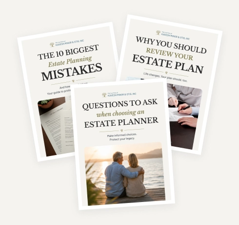 Free estate planning guides from Kavesh, Minor & Otis
