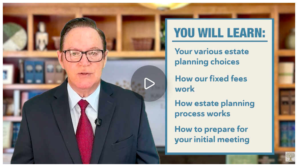 Play the seminar introduction: planning choices, fixed fees, the process, and preparing for your meeting