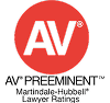 AV Preeminent, Martindale-Hubbell Lawyer Ratings